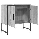 vidaXL Armoire lavabo de salle de bain sonoma gris 60x33x60 cm