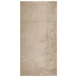 vidaXL Tapis HUARTE à poils courts doux et lavable sable 100x200 cm