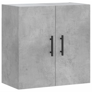 vidaXL Armoire murale gris béton 60x31x60 cm bois d'ingénierie