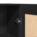 vidaXL Meuble de Bibliothèque Chêne noir 82.5 x 30.5 x 150 cm