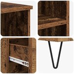 vidaXL Haut Armoire Bois Ancien 40 x 36 x 110 cm Bois d'ingénierie