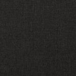 vidaXL Fauteuil inclinable Noir Tissu