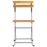 vidaXL Mobilier à dîner d'extérieur pliable 9 Pièces Bois d'acacia solide