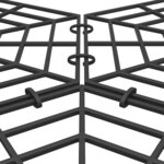 vidaXL Protection d'étang 40 Pièces Noir Polypropylène