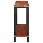 vidaXL Table console Marron 110 x 30 x 75 cm Bois d'acacia massif