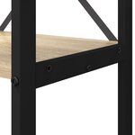 vidaXL Bibliothèque Chêne sonoma 40 x 30 x 118 cm Bois d'ingénierie