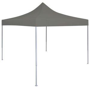 vidaXL Tente de réception escamotable 3 x 3 m Anthracite