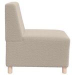 vidaXL Unité de Sofa Modulaire Sans Accoudoirs 3 Pièces Gris clair