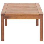 vidaXL Salon de jardin avec coussins 4 Pièces Bois d'acacia solide