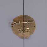 vidaXL Table de chevet Gris 38x28x52 cm Bois de Paulownia