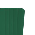 vidaXL Chaises à manger lot de 4 Vert foncé Velours