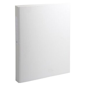 Classeur à anneaux, PP, 2 anneaux, A4, blanc EXACOMPTA