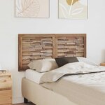 vidaXL Tête de lit Naturel Bois de teck massif
