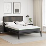 vidaXL Matelas Blanc  Gris 140 x 200 cm Mousse