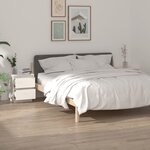 vidaXL Tables de chevet 2 Pièces Blanc 40x35x50 cm Bois de pin solide
