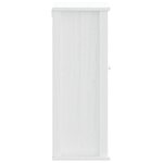 vidaXL Armoire murale de salle de bain BERG blanc bois de pin massif