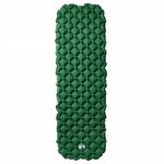 vidaXL Matelas de camping gonflable 1 personne vert 190x58x6 cm