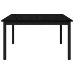 vidaXL Table basse Chêne noir 80 x 80 x 45 cm Bois d'ingénierie