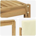 vidaXL Ensemble de canapés d'extérieur 7 pc