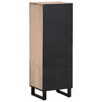 vidaXL Buffet 40x34x110 cm bois de manguier massif
