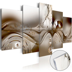 Tableau sur verre acrylique - artistic disharmony [glass] l x h en cm 100x50