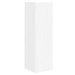 vidaXL Ensemble meuble TV Montage mural 3 Pièces Blanc Bois d'ingénierie