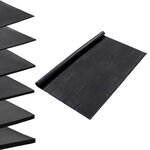 vidaXL Tapis de sol Noir 1 2 x 5 m Caoutchouc
