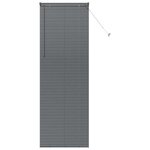 vidaXL Store de Fenêtre Gris foncé 80 x 130 cm Aluminium