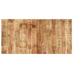 vidaXL Dessus de table 120x60x(1 5-1 6) cm Bois de manguier brut