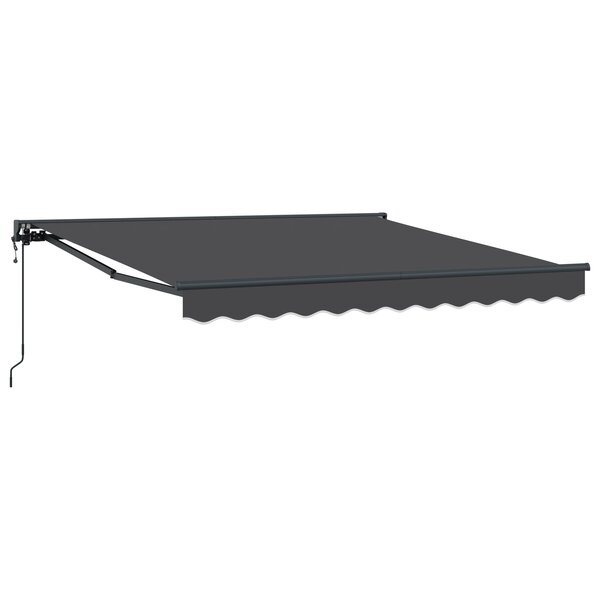 vidaXL Store rétractable automatique - Anthracite 300x250 cm