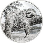 Monnaie SLOTH Seven Deadly Sins 1 Oz Argent 5$ Cook Islands 2026 (PRÉCOMMANDE)