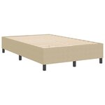 vidaXL Cadre de lit plateforme Vert gris 120 x 200 cm