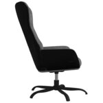 vidaXL Chaise de relaxation Gris clair Tissu