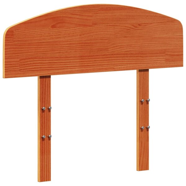 vidaXL Tête de lit cire marron 100 cm bois massif de pin