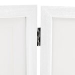 vidaXL Cadre photo dépliable Blanc 22x15 cm+2x(10x15 cm)