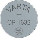 Pile bouton Lithium 'Electronics' CR1632 3 Volt 140mAh VARTA