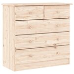 vidaXL Commode ALTA 77x35x73 cm bois massif de pin