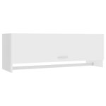vidaXL Garde-robe blanc 100x32 5x35 cm bois d'ingénierie