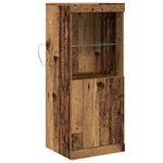 vidaXL Buffet LED Bois ancien 41 x 37 x 100 cm Bois d'ingénierie