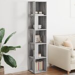 vidaXL Armoire d'angle Sonoma gris 33x33x164 5 cm Bois d'ingénierie