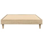 vidaXL Cadre de lit sans matelas chêne sonoma 90x200 cm
