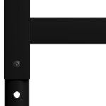vidaXL Cadres d'établi réglables 2 Pièces Métal 55x(69-95 5) cm Noir
