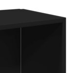 vidaXL Table d'appoint Noir 33x33x34 5 cm Aggloméré