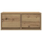 vidaXL Meuble TV chêne artisanal 60x31x25 5 cm bois d'ingénierie