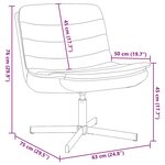 vidaXL Chaise Pivotante Rouge vin Tissu Standard Ergonomique