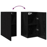vidaXL Ensemble meuble TV 7 Pièces Chêne noir 30.5 x 30 x 60 cm