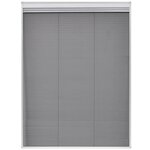 vidaXL Moustiquaire plissée pour fenêtre et store Aluminium 60 x 80 cm