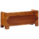 Banc à chaussures vidaXL 90x35x40 cm en bois massif d'acacia