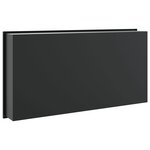 vidaXL Niche de douche noir mat 62x32x9 cm acier inoxydable