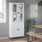 vidaXL Dessus pour buffet VIKEN blanc bois d'ingénierie